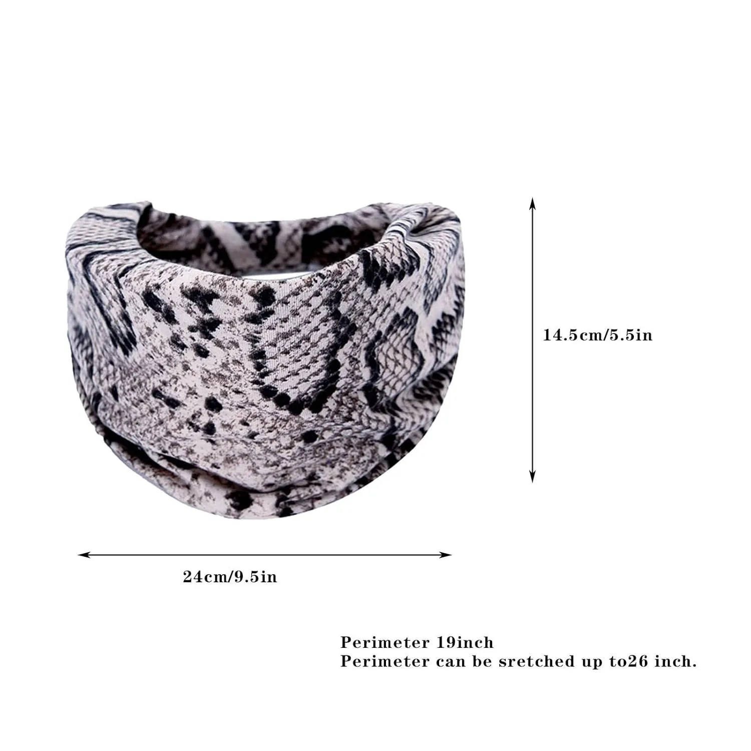 Headbands For Women Boho Bandeau Headbands Floral Printed Hair Band for Yoga Outdoor Sport