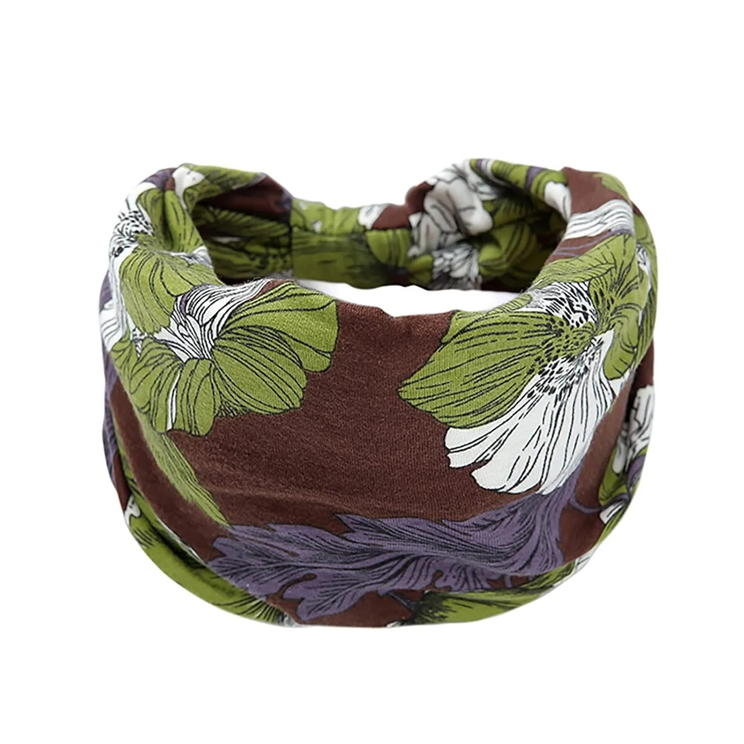 Headbands For Women Boho Bandeau Headbands Floral Printed Head Scarfs Outdoor Hair Accessories