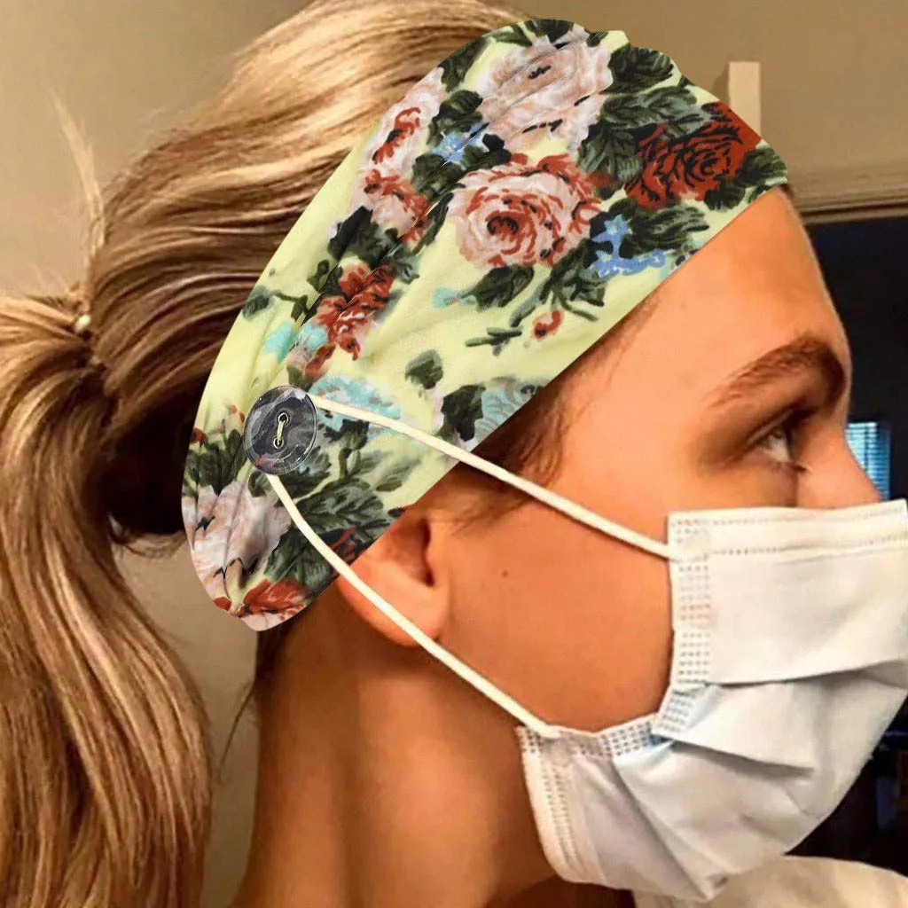 Headbands For Women Boho Bandeau Headbands Floral Printed Non Slip Headbands Fashion Hair Accessories