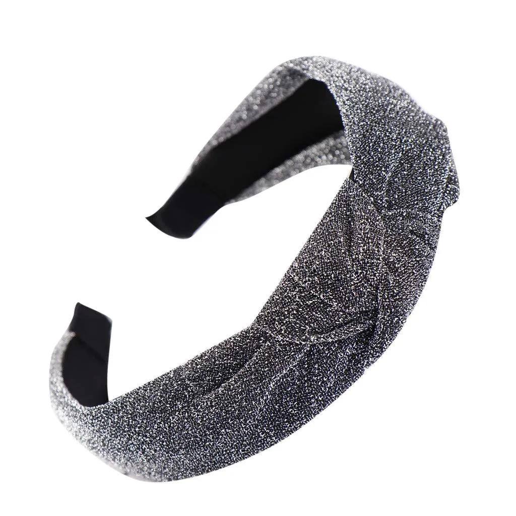 Headbands for Women Girls Pearls Knotted Head Bands Handmade Jewelry Hair Bands Hair Accessories for Daily Festival