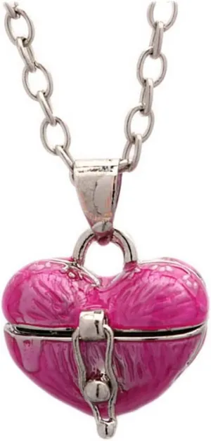Heart Locket Necklace Y2k Love Heart Necklace Tiny Small Cute Necklace for Women Valentine's Day