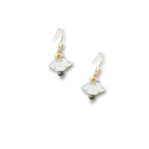 Herkimer diamond earrings