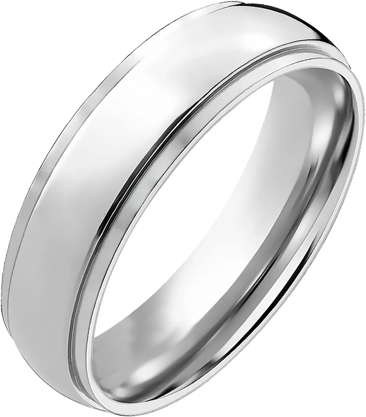 His His Hers Rings Wedding Ring Set CZ Bridal Sets Couple Rings Silver Bride Titanium Groom 9/10