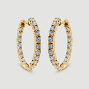 Hoop yellow gold