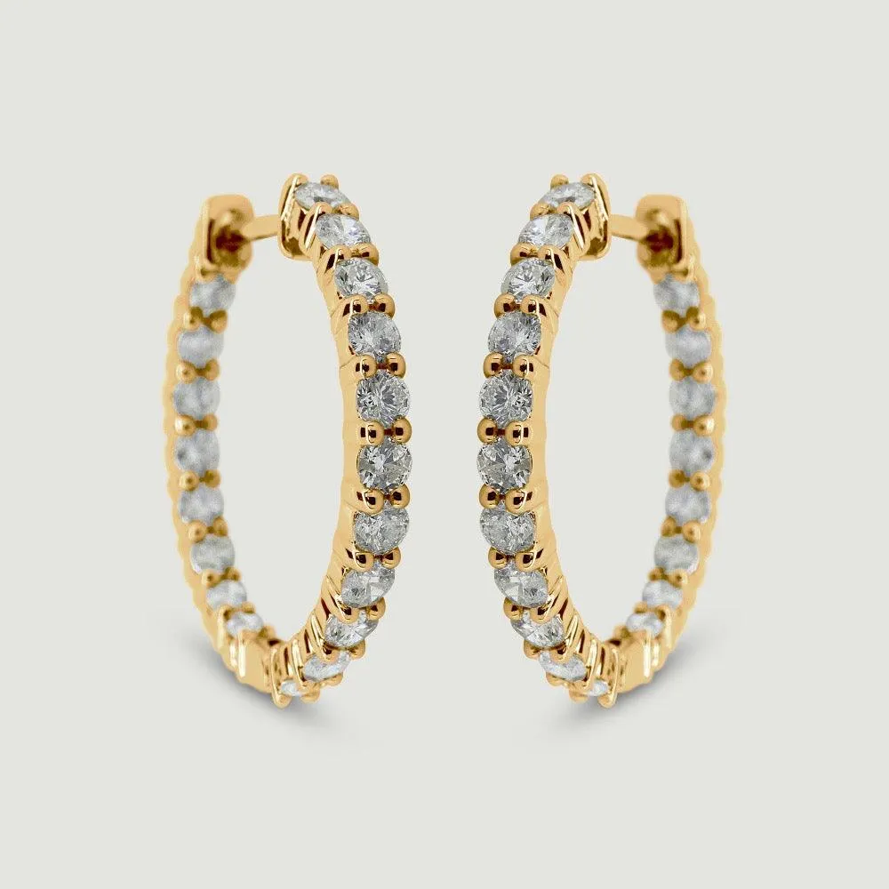 Hoop yellow gold