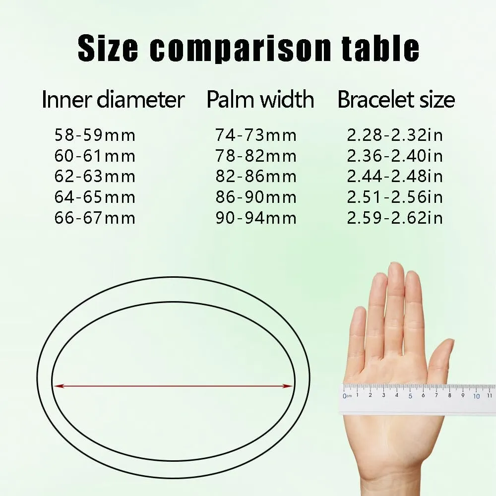 Jade Bangle Bracelet for Women Feng Shui Bangle Woman Good Luck Wealth Bracelet Natural Jade Stone Bangle Green Real Jade Bangle Christmas