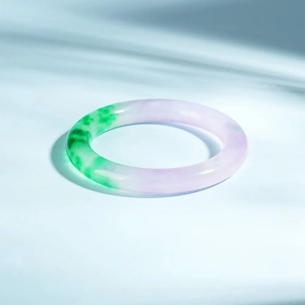 Jade Bangle Bracelet for Women Feng Shui Bangle Woman Good Luck Wealth Bracelet Natural Jade Stone Bangle Green Real Jade Bangle Christmas