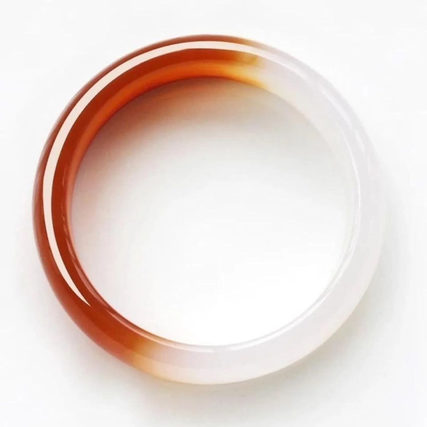 Jade Bangle Bracelet for Women Genuine ice Agate Red and White Gorgeous Bracelet