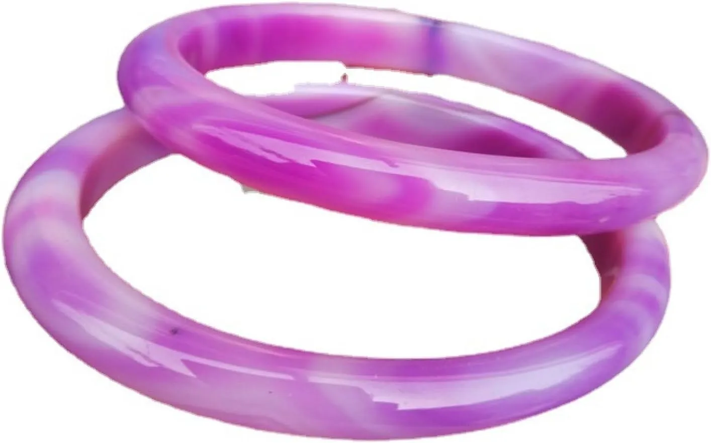 Jade Bangle Bracelet, Women Purple Round Floating Flower Bracelet, Natural Jade Bracelet