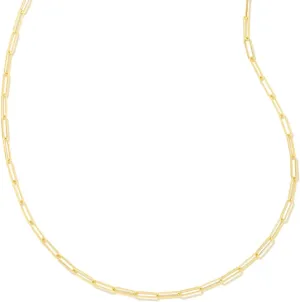 Kendra Scott Courtney Paperclip Necklace, Fashion Jewelry for Women