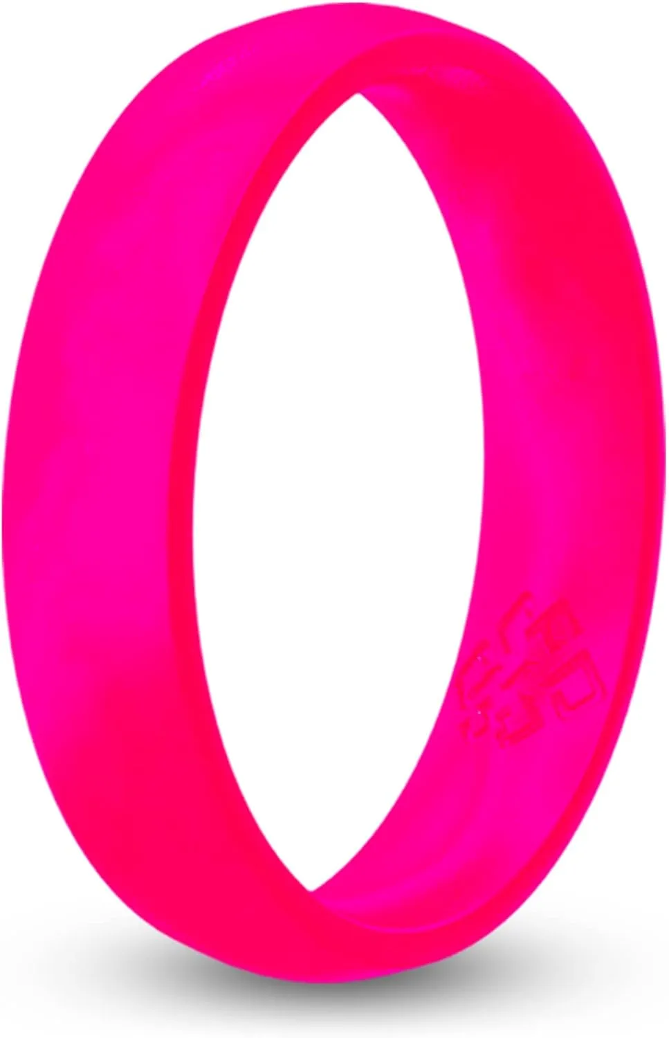 Knot Theory Silicone Rings for Women Rainbow Neon Pink Yellow Orange  Bright Camo Rubber Wedding Band  Gym Workout Pilates Yoga Ring for Her