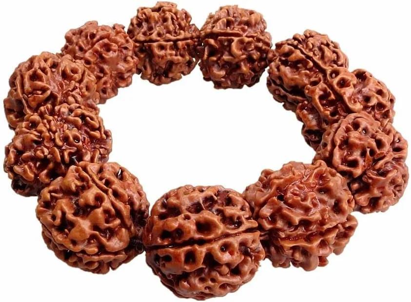 LoveinDIY 20mm Bodhi Beads Buddhist 11 Prayer Beads Amulet Bracelet