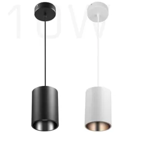 Luminaria تيتو Pendente 10W المضادة للوهج السقف السقف بقعة مصباح COB أدى النازل التجارية طويلة نجف يُعلق بالسقفLuminaria Teto Pendente 10W Anti-glare Ceiling Spot Light COB LED Downlight Commercial Long Hanging Ceiling Chandelier