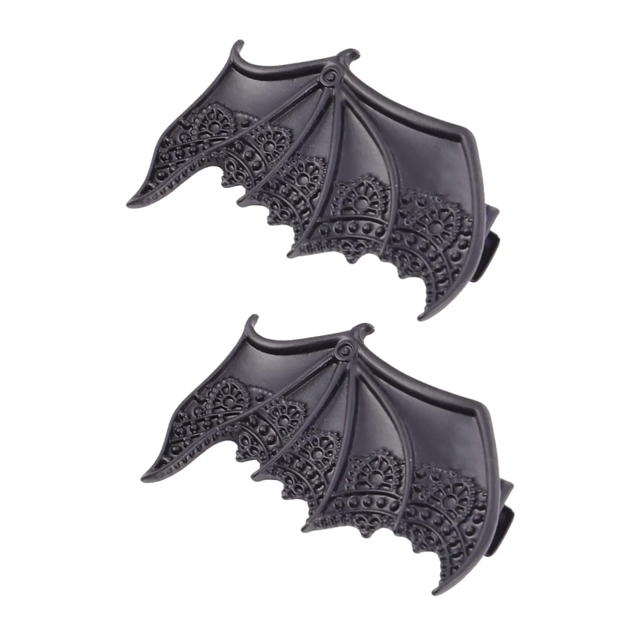 MERRYHAPY 2Pcs Devil Wing Hairpins Hair Clips for Halloween Party Costume Accessories for Cosplay and Dress Up
