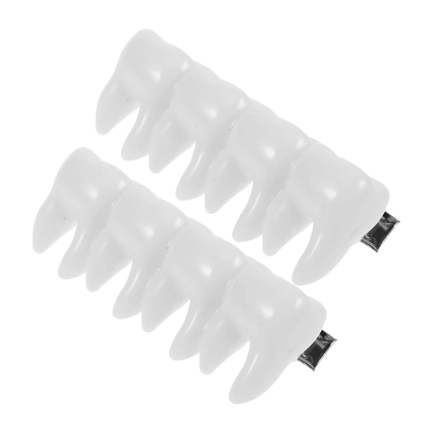 MERRYHAPY Diy Halloween Hairpin Kit 2pcs Hair Clip Mini Hair Clip Set Miniature Teeth Great for Party Headdress