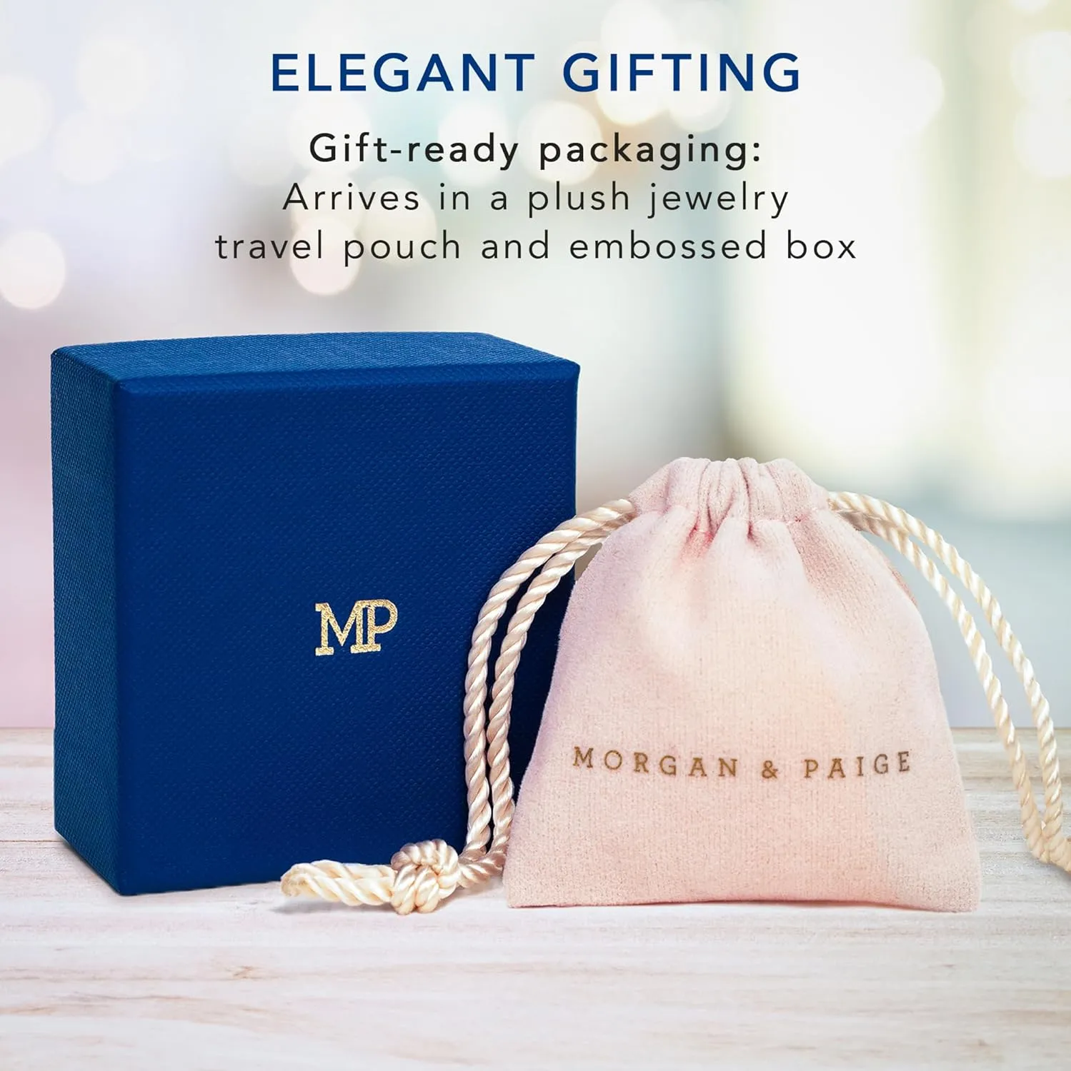 MORGAN & PAIGE .925 Sterling Silver 18K Yellow Gold or 14K Rose Gold or Rhodium Plated Gemstone Fleur de Lys Cross Knot Pendant Necklaces for Women - Choice of Gemstone, Silver Necklace for Women, 18"