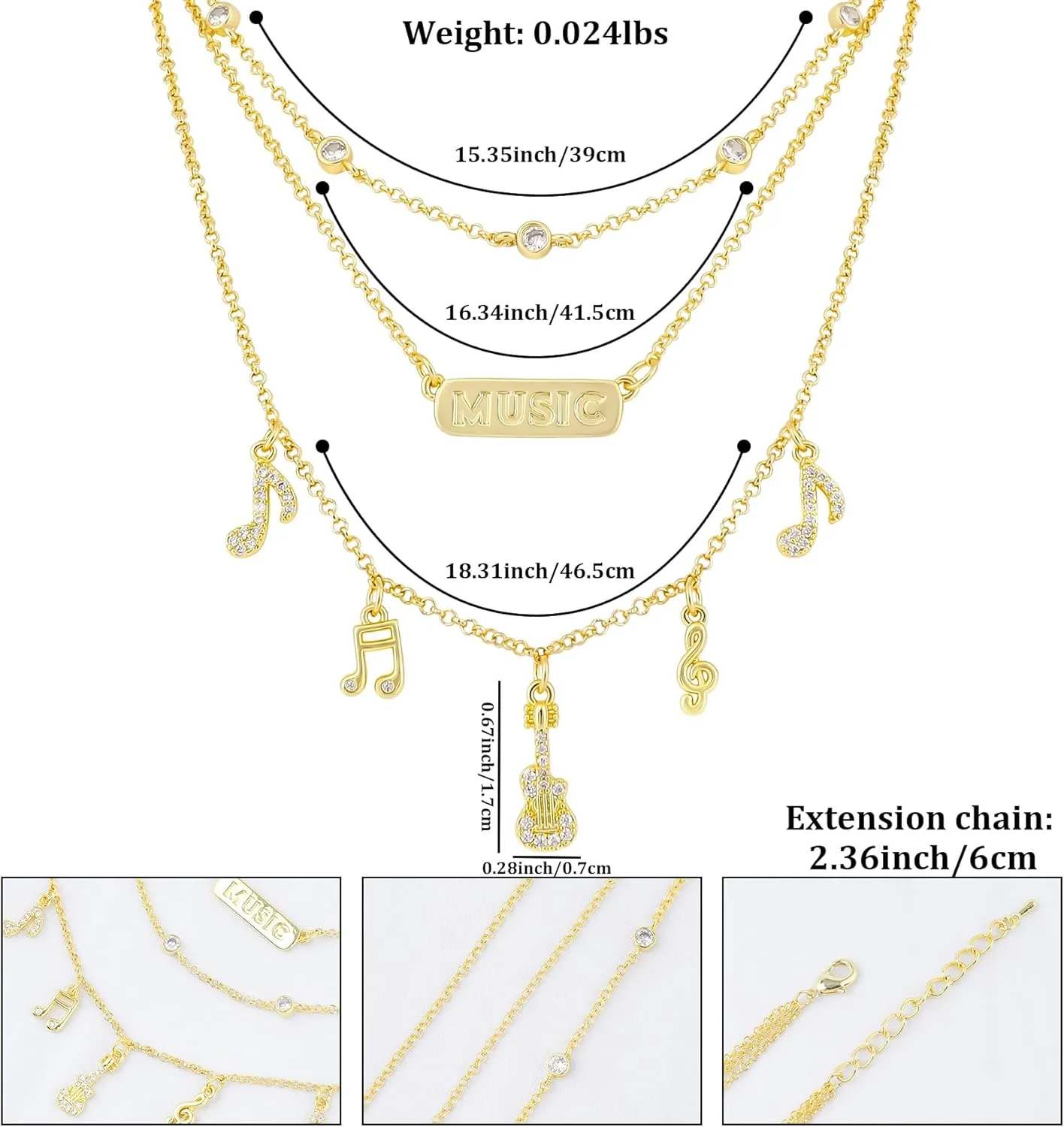 Multilayered Gold Charm Necklace for Women Sweet Fruit Sports Music Queen Cubic Zirconia Choker Tag Necklace with Cute Theme Pendant Adjustable Y2K Necklace Summer Beach Party Jewelry Gift