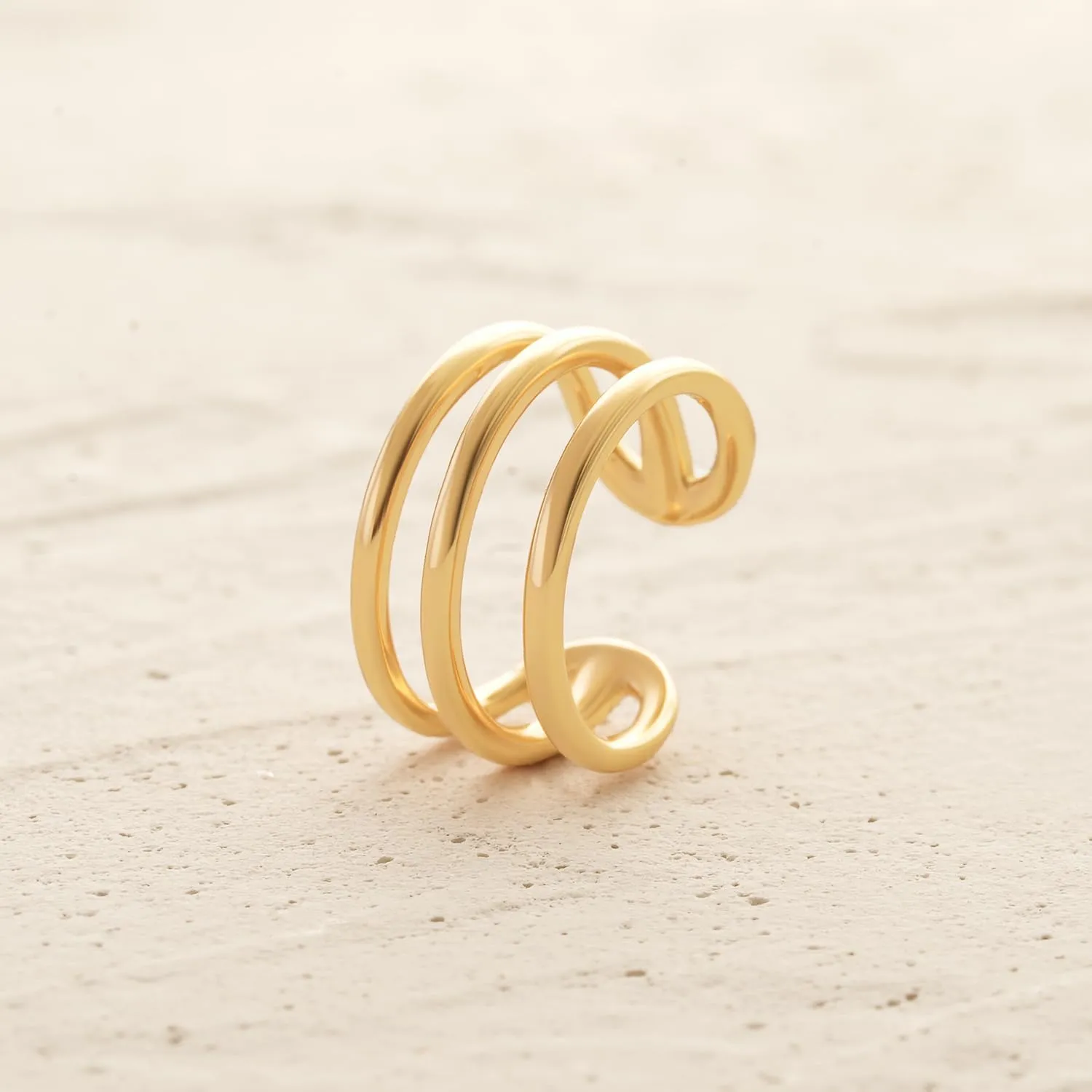 MYEARS Women Ear Cuff Earring Gold Non Pierced Ear Cartilage Clip on Wrap Hoop 14K Gold Filled Tiny Boho Beach Simple Minimalist Delicate Handmade Hypoallergenic Jewelry Gift-Sold as Single/Pair