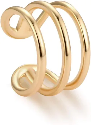 MYEARS Women Ear Cuff Earring Gold Non Pierced Ear Cartilage Clip on Wrap Hoop 14K Gold Filled Tiny Boho Beach Simple Minimalist Delicate Handmade Hypoallergenic Jewelry Gift-Sold as Single/Pair