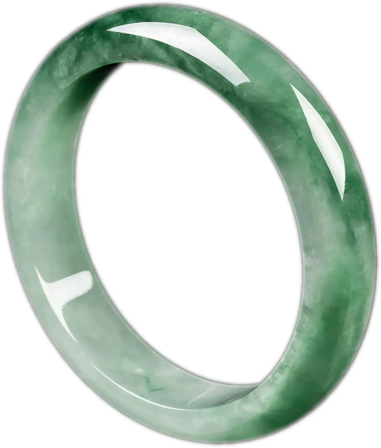 Natural Green Hetian Green Jade Bracelet Bangles Gemstone for Woman Jade Bracelet Bangles,61-62mm