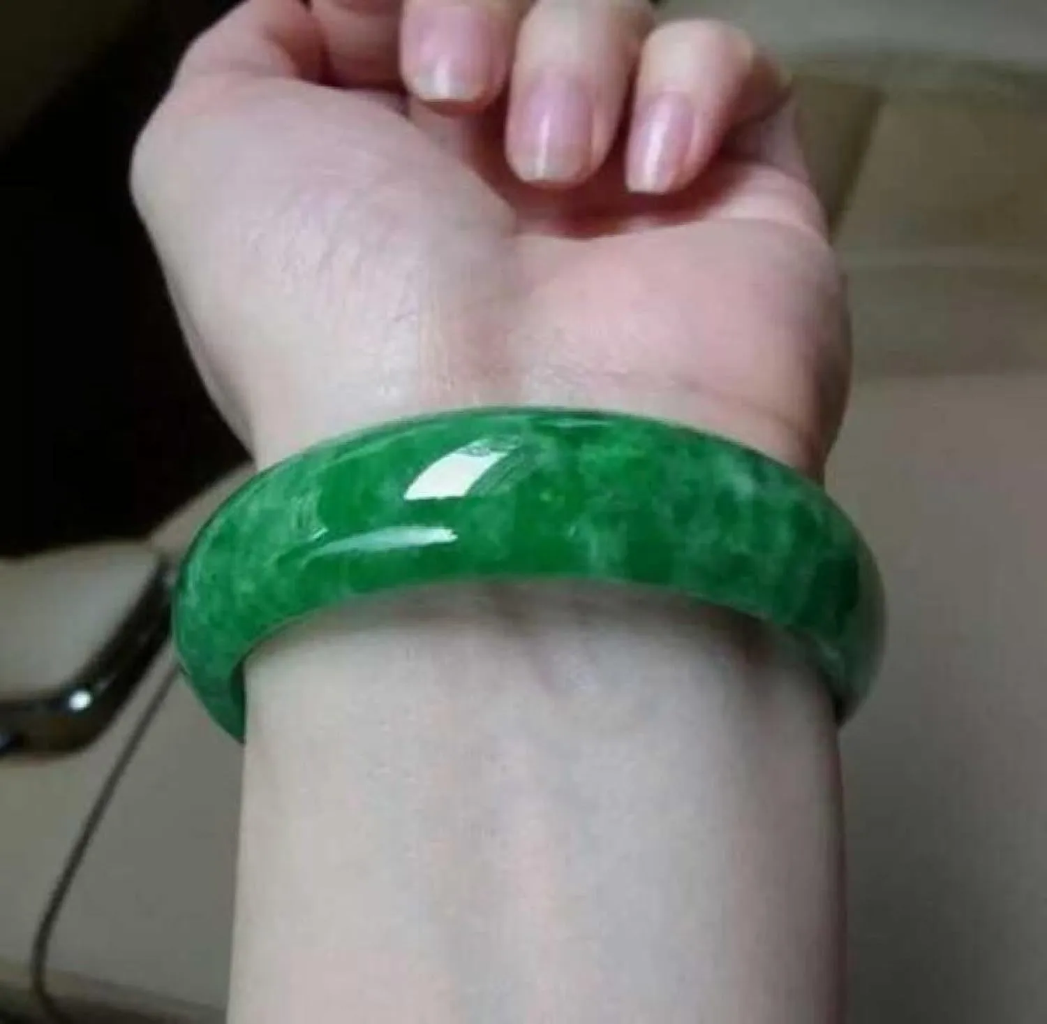 Natural Jade Bangle Bracelet for Women, Authentic Jade Stone Jade Bracelet,Handmade with certificate