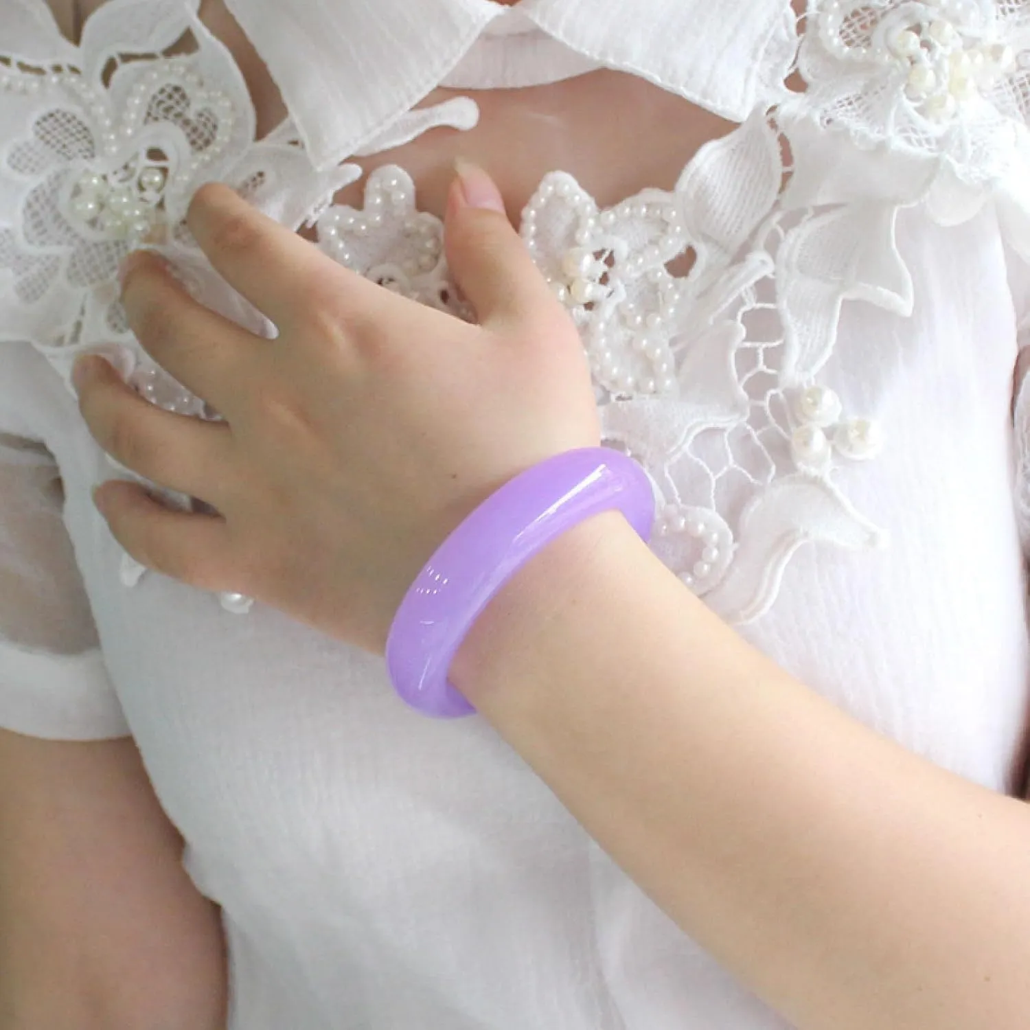 Natural Jade Bangle Bracelet For Women, Authentic Myanmar Ice Violet,Carved Jade Bracelet,Traditional Craftsmanship