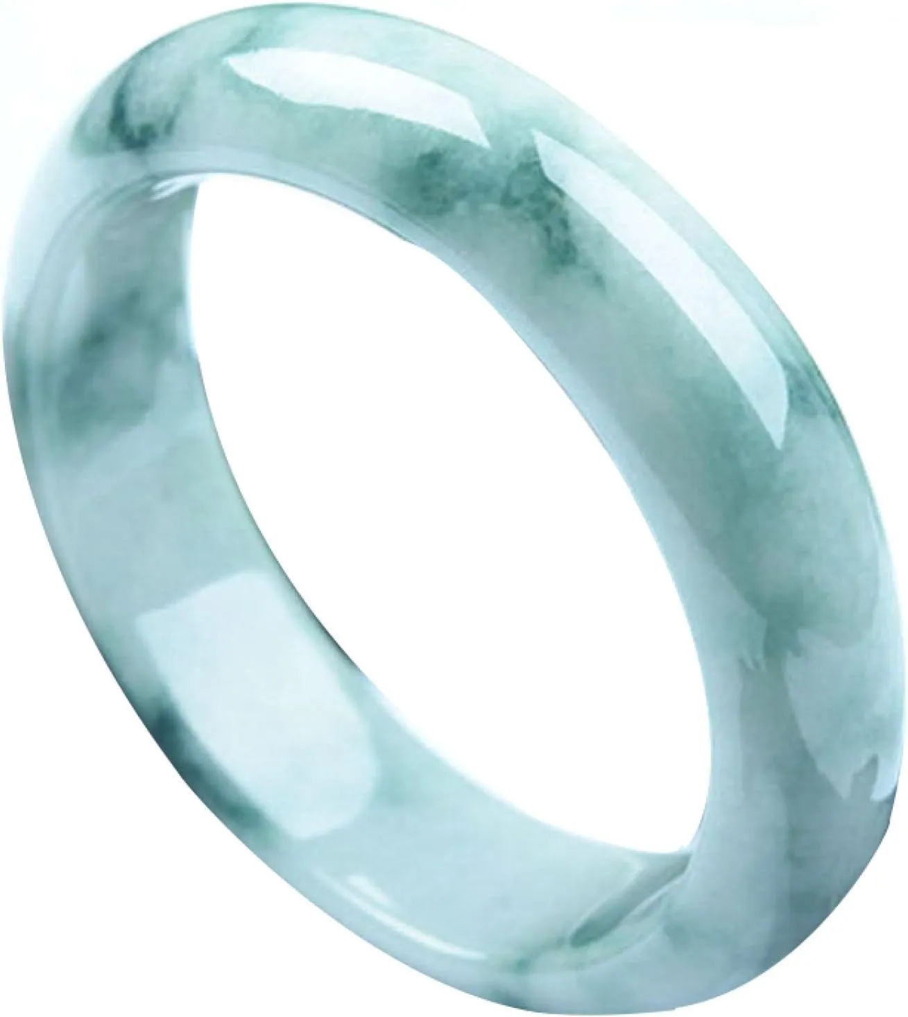 Natural Jade Bangle Bracelet For Women, Jade Floating Flower Bracelet,master-made, National-level Certification, With Certificate