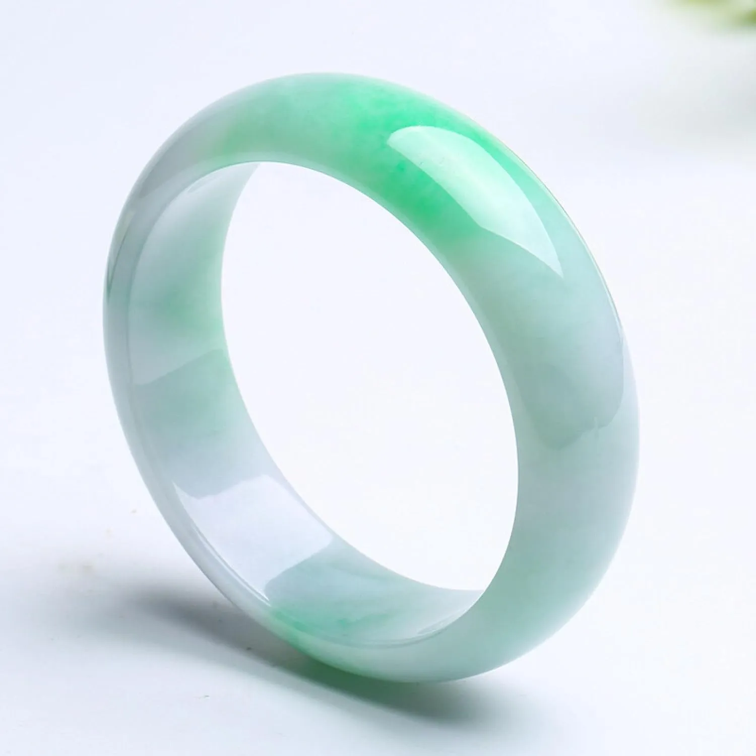 Natural jade bracelet, ladies genuine, Handmade