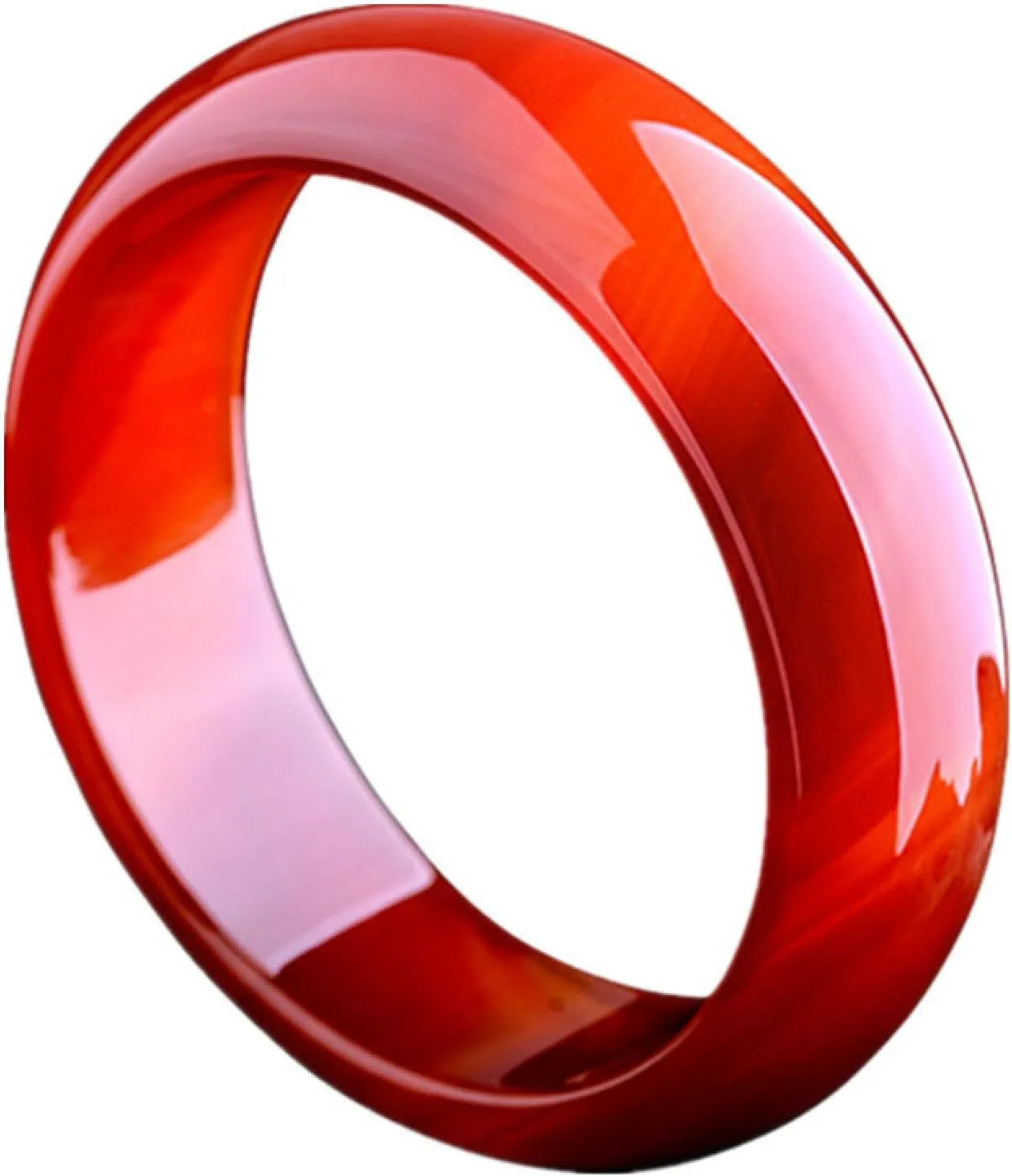 Natural Red Jade Bangle Bracelet for Women,Widen and Thicken Retro Jade Bracelet,for Mom