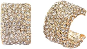 New 2025 Gift Fashion Pin Earrings For Women Crystal Statement Cartilage Ear Cuff Jewelry Trendy Accessories Creative