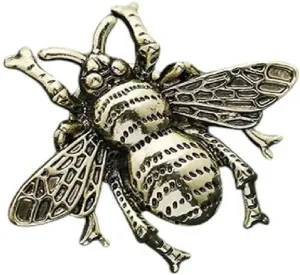 New 2026 Unisex Stainles Stell Tendency Fashion Imitation Pearls Red/White Color Glass Bee Insect Brooch For Women Statement Jewelry Trendy Accessories Creative Gift For Women And Men