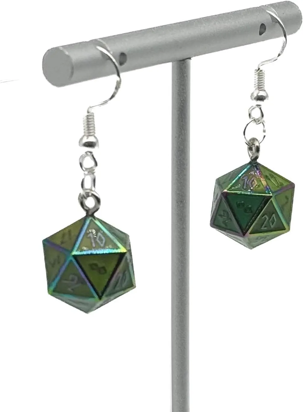 Norse Foundry Earrings - Hypoallergenic, Lightweight, Unique D20 TTRPG Inspired Jewelry, Ideal for Gamers, Role-Playing Enthusiasts