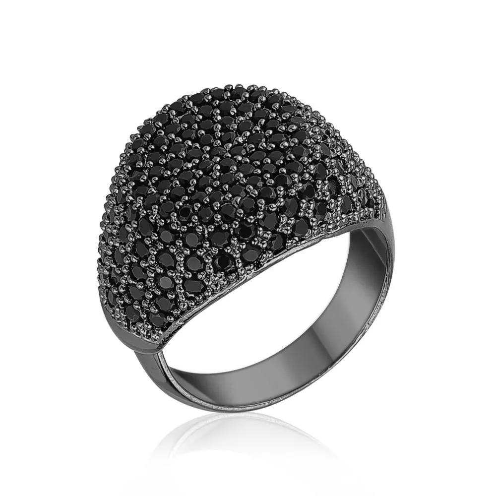 PAVE PINKY RING