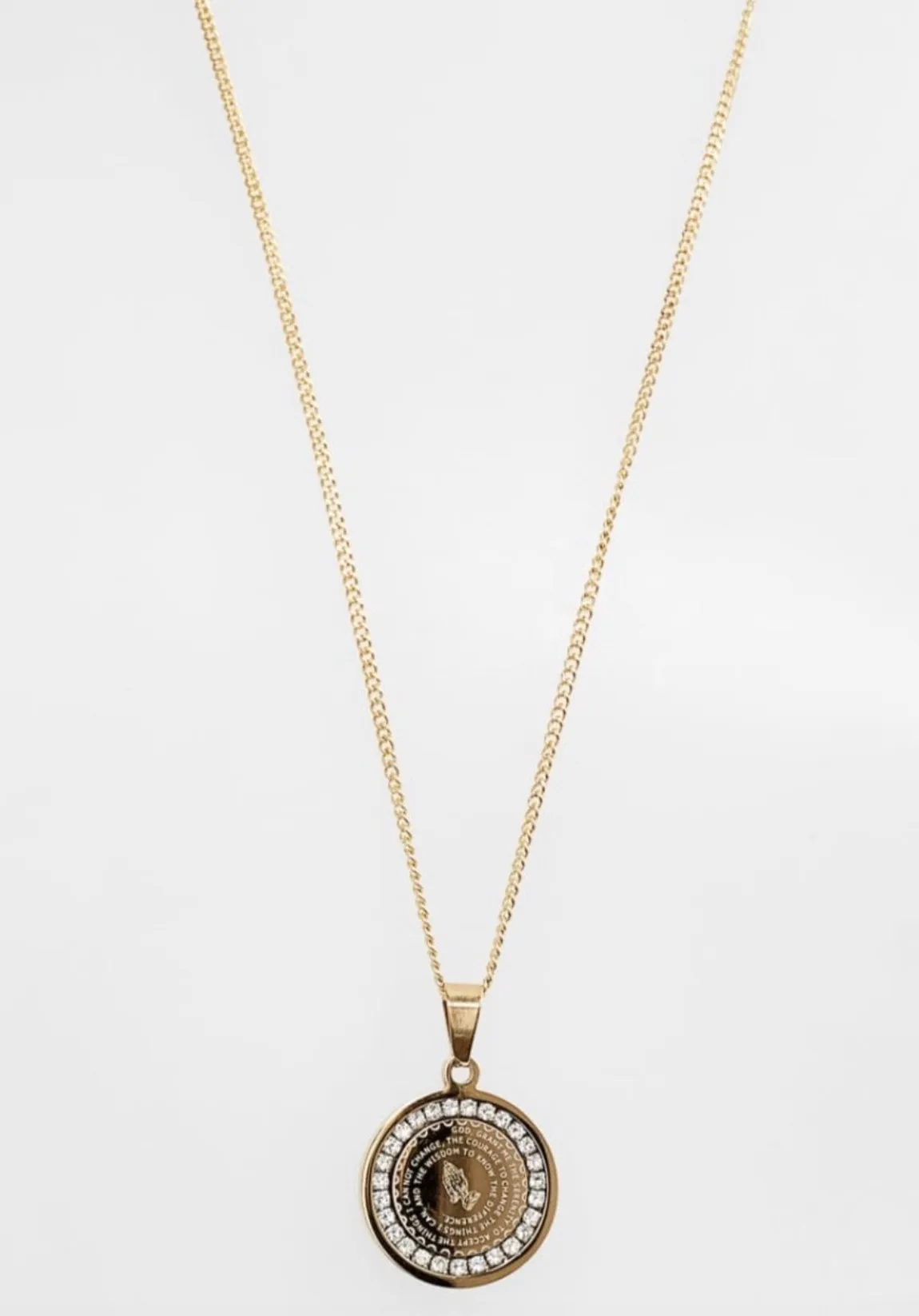 Prayer Warrior Necklace (Gold)