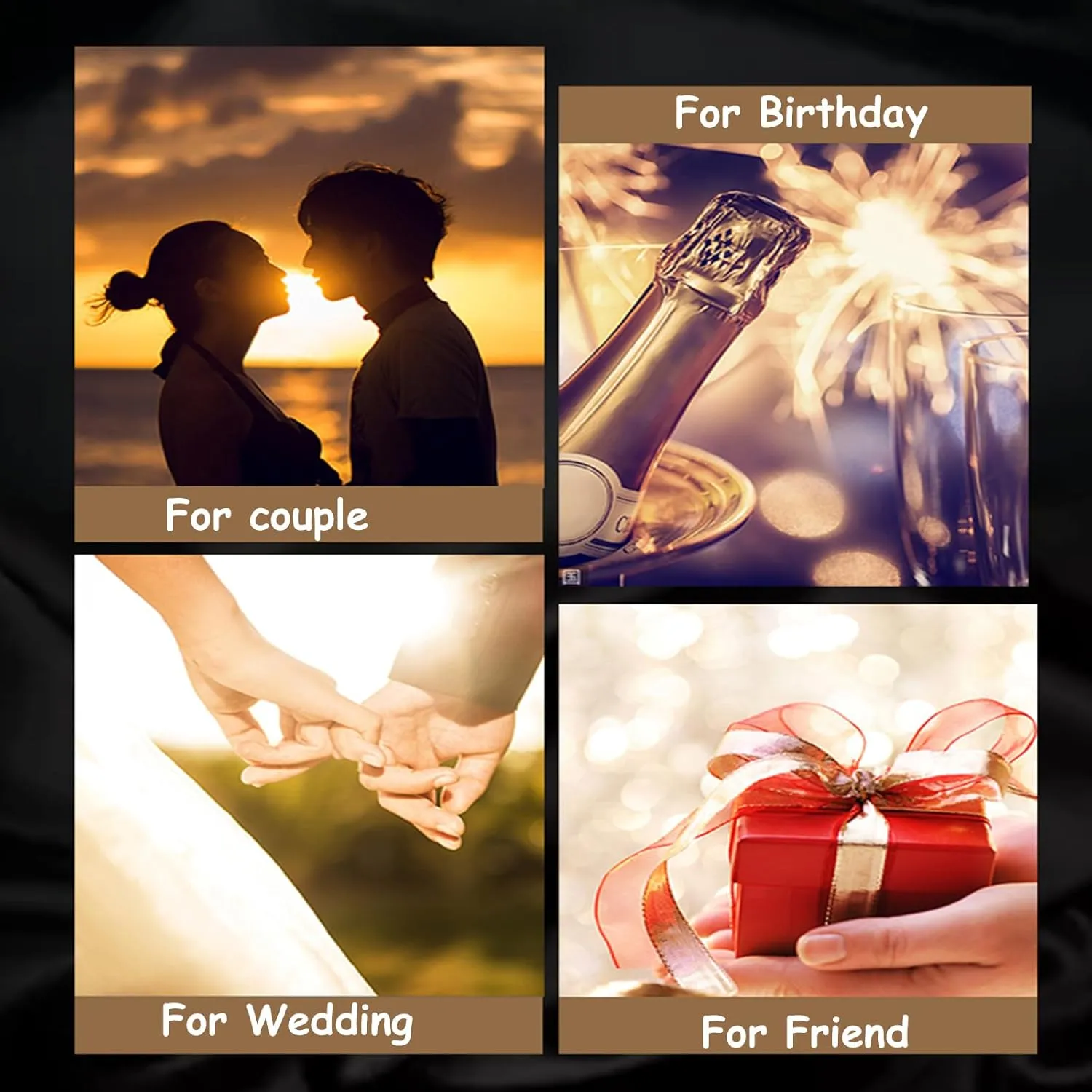 Promise Rings for Him, Stainless Steel Rings Engagement 2PCS Titanium Silver Lgbt Ring 6mm Wedding Bands Size Women 6 Men 7 for Couple Anniversary