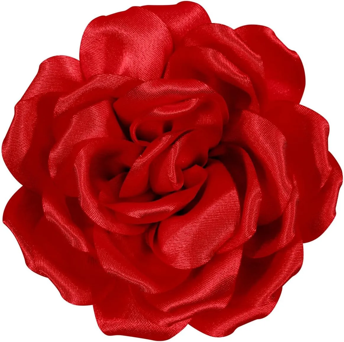 Rose Flower Brooch and Pin | Elegant Hair Clip and Accessory for Women's Dress