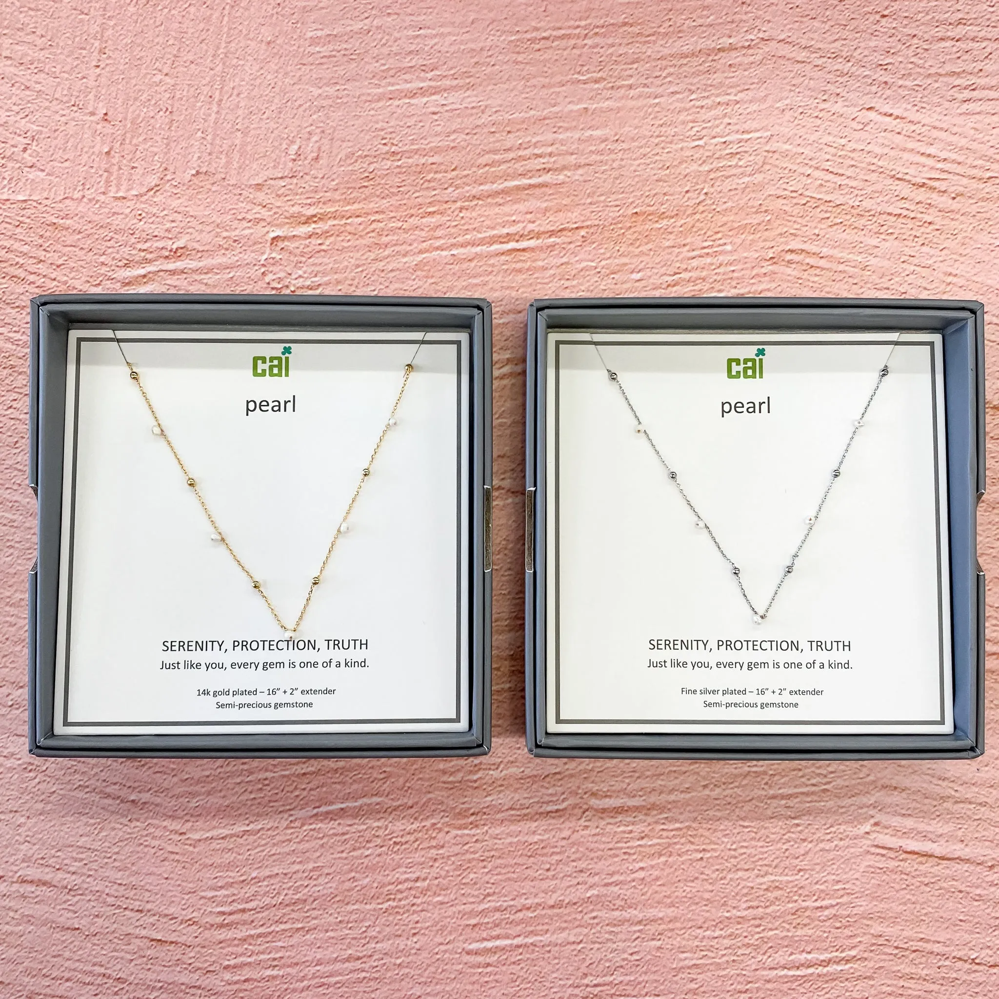 Satellite Gemstone Necklace