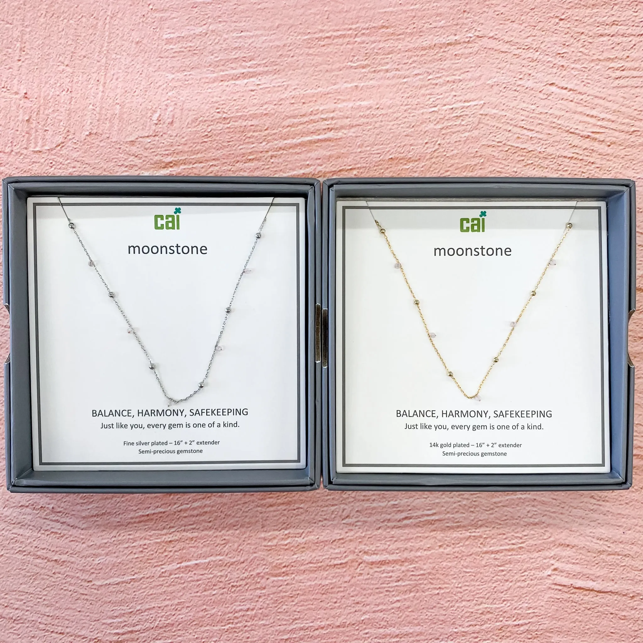 Satellite Gemstone Necklace