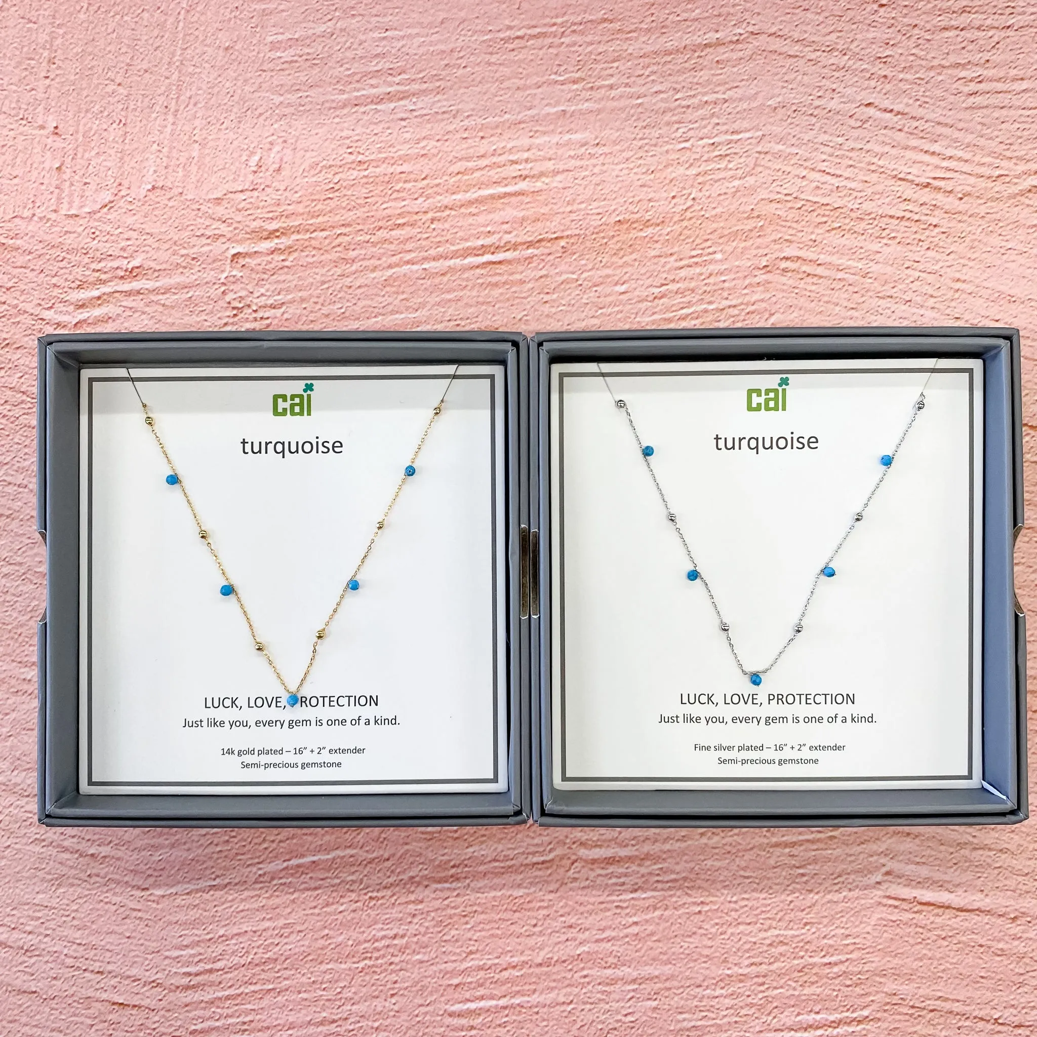 Satellite Gemstone Necklace