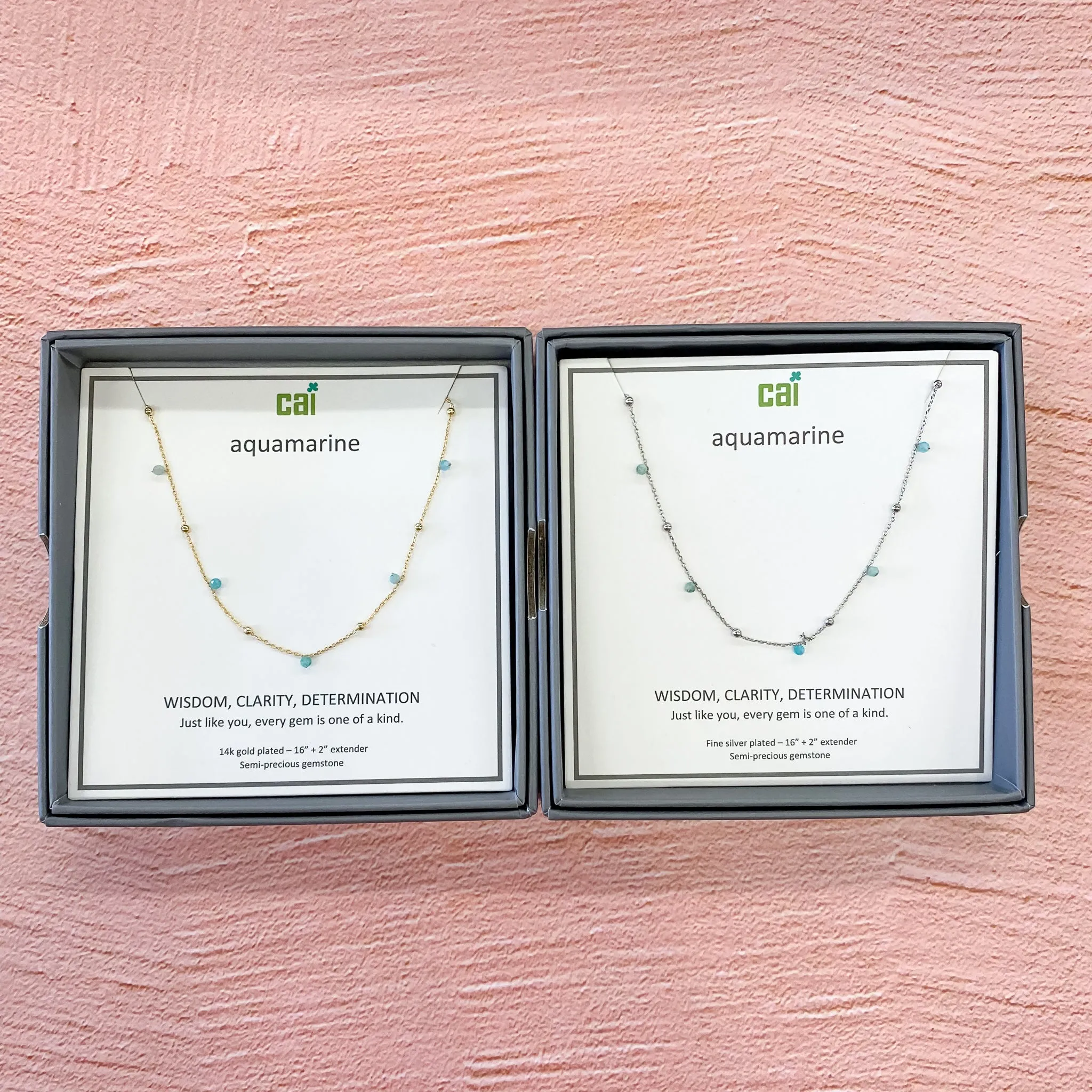 Satellite Gemstone Necklace