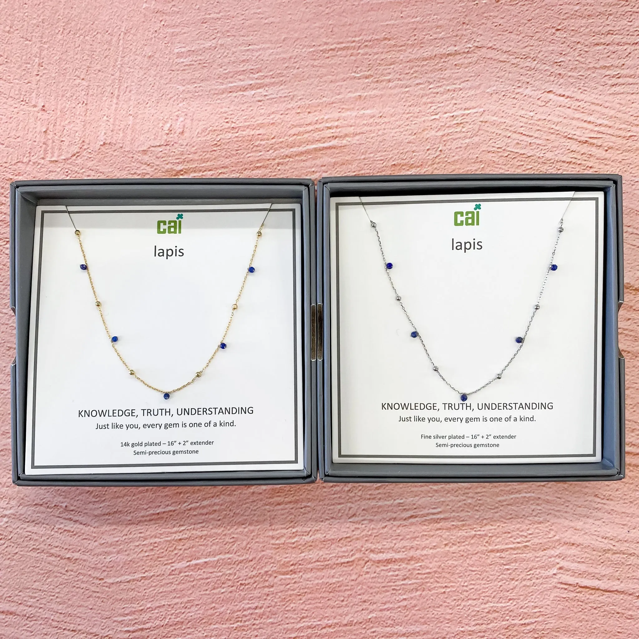 Satellite Gemstone Necklace