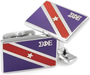 Sigma Phi Epsilon Fraternity Flag Inspired Cuff Links