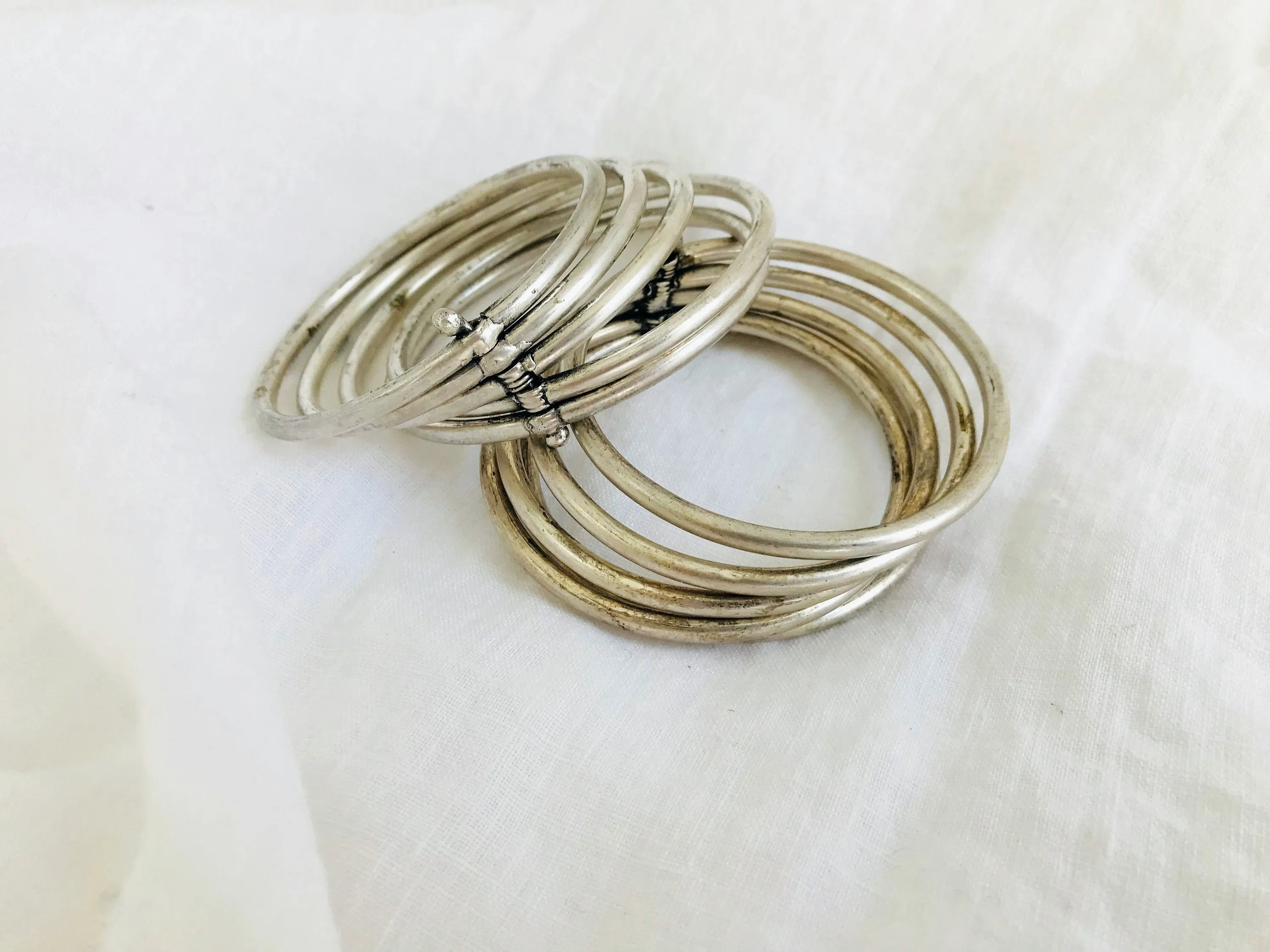 SINGLE Vintage Miao Hmong Multi-Bangle Tribal Bracelet. Laos China