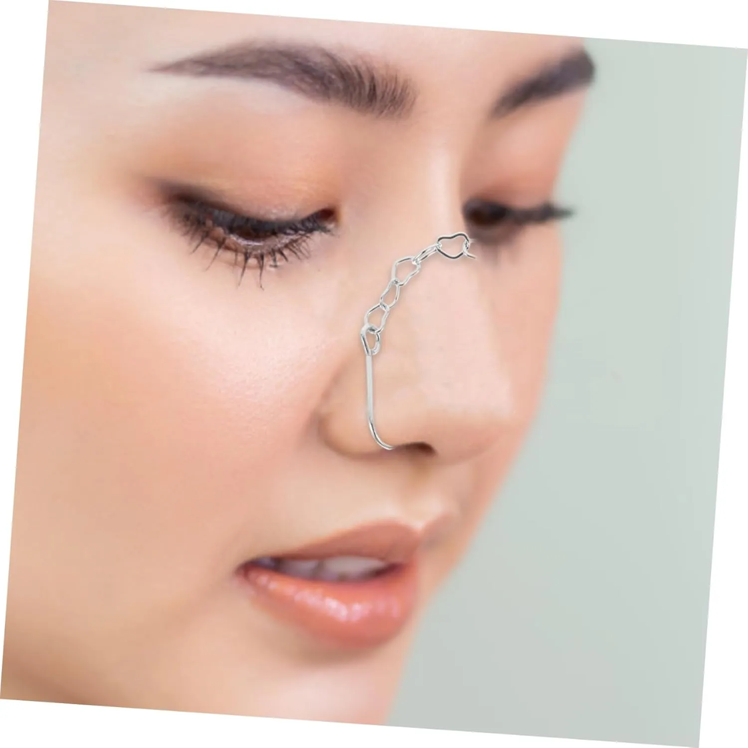 SOIMISS Nose Chain Snorno Ring Nose Studs Nose Ring Nose Supplies Nose Ornament Ring for Nose Women's Jewelry
