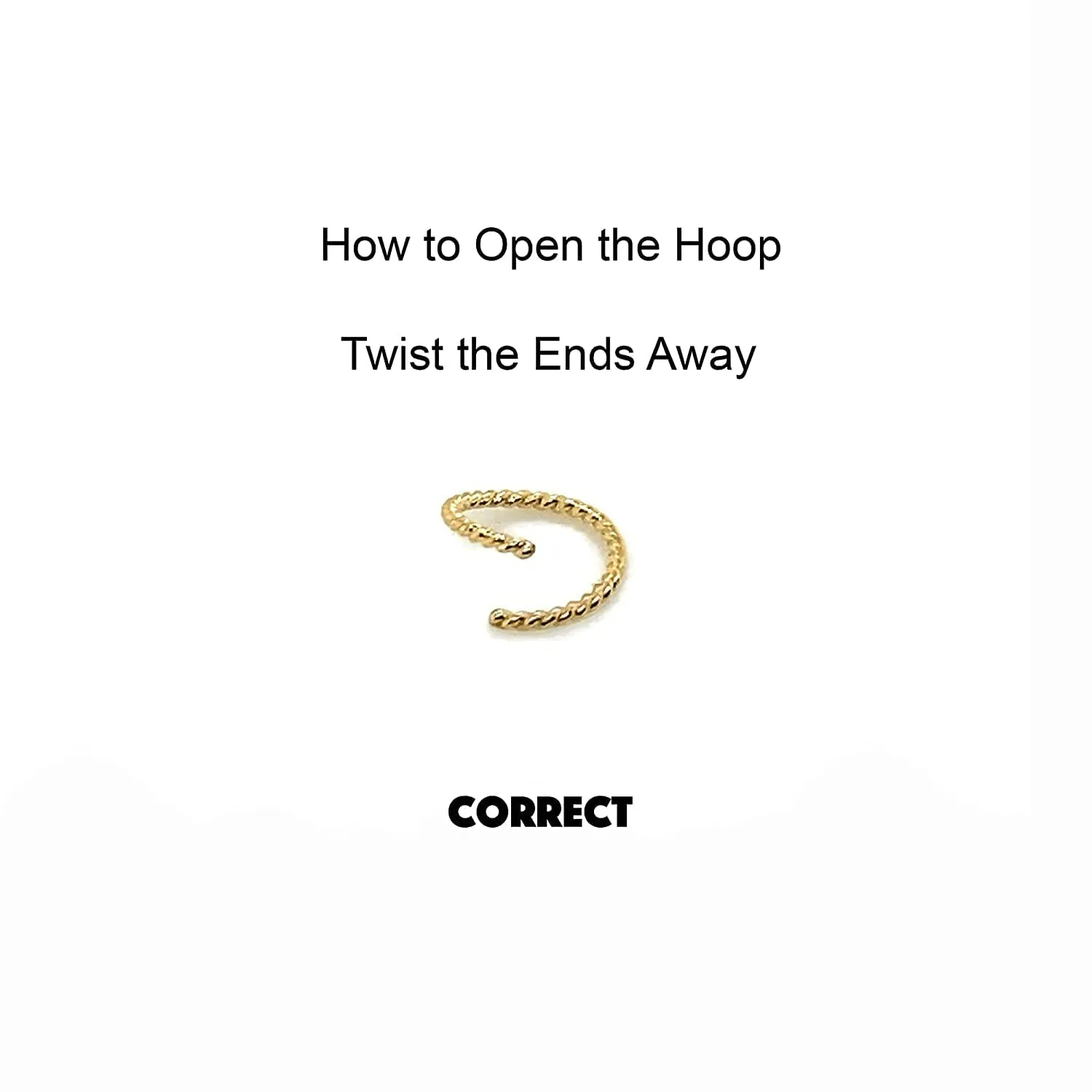 Sparkly Wire Small Piercing Hoop Earrings for Women, fit Helix Cartilage Rook Snug Hoops Nose Ring Hoops, Mini Tragus Piercing Hypoallergenic (5mm / GF 20 gauge)