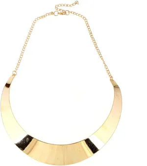 Stainless Steel High Polished Wide Face Chunky Bib Torque Necklace 14K Gold Silver Women Statement Love Heart Shape Open Choker Torque Collar Bib Short Necklaces for Women Girl Fashion Costume Jewelry