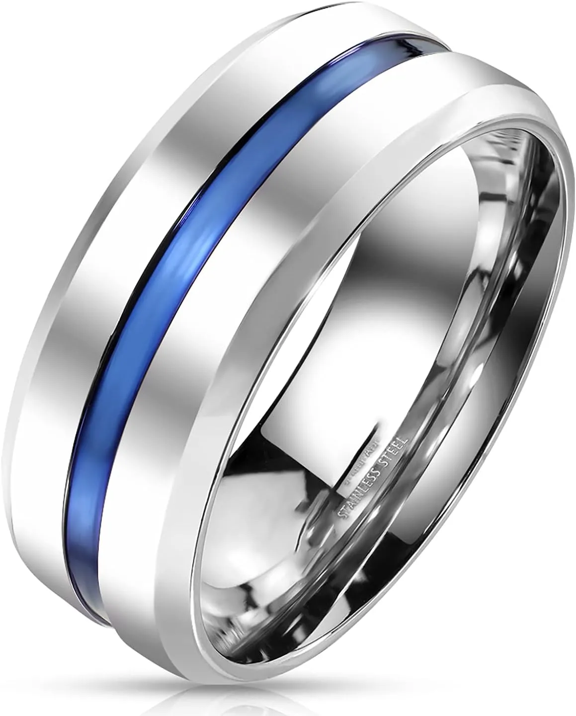 Sterling Silver His Hers TRIO Wedding Ring Set Matching Couples Rings for Women Men