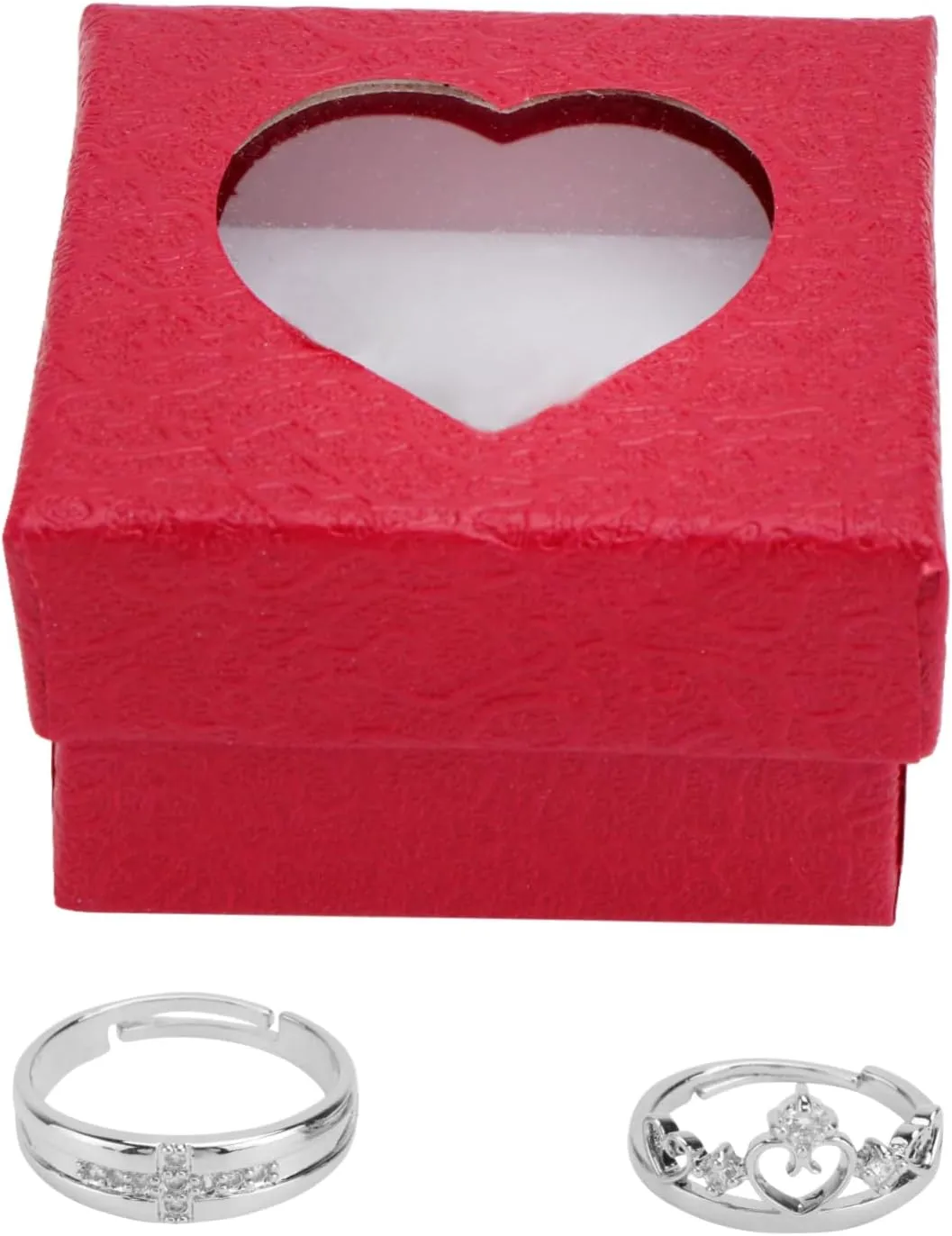 Stylish Couples Ring Set Wedding Ring for Couples Decorative Jewelry Engraving