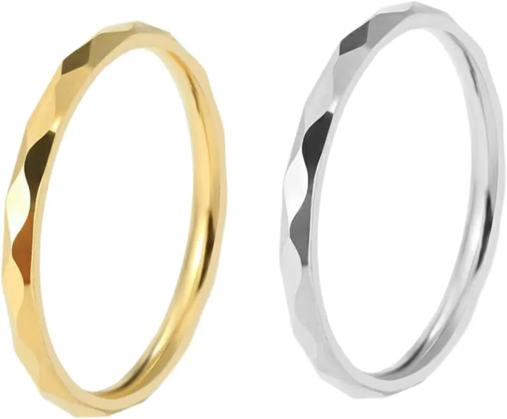 Titanium Steel Suits for Women Titanium Steel Rings Knuckle Decor Ring Chic Finger Decors
