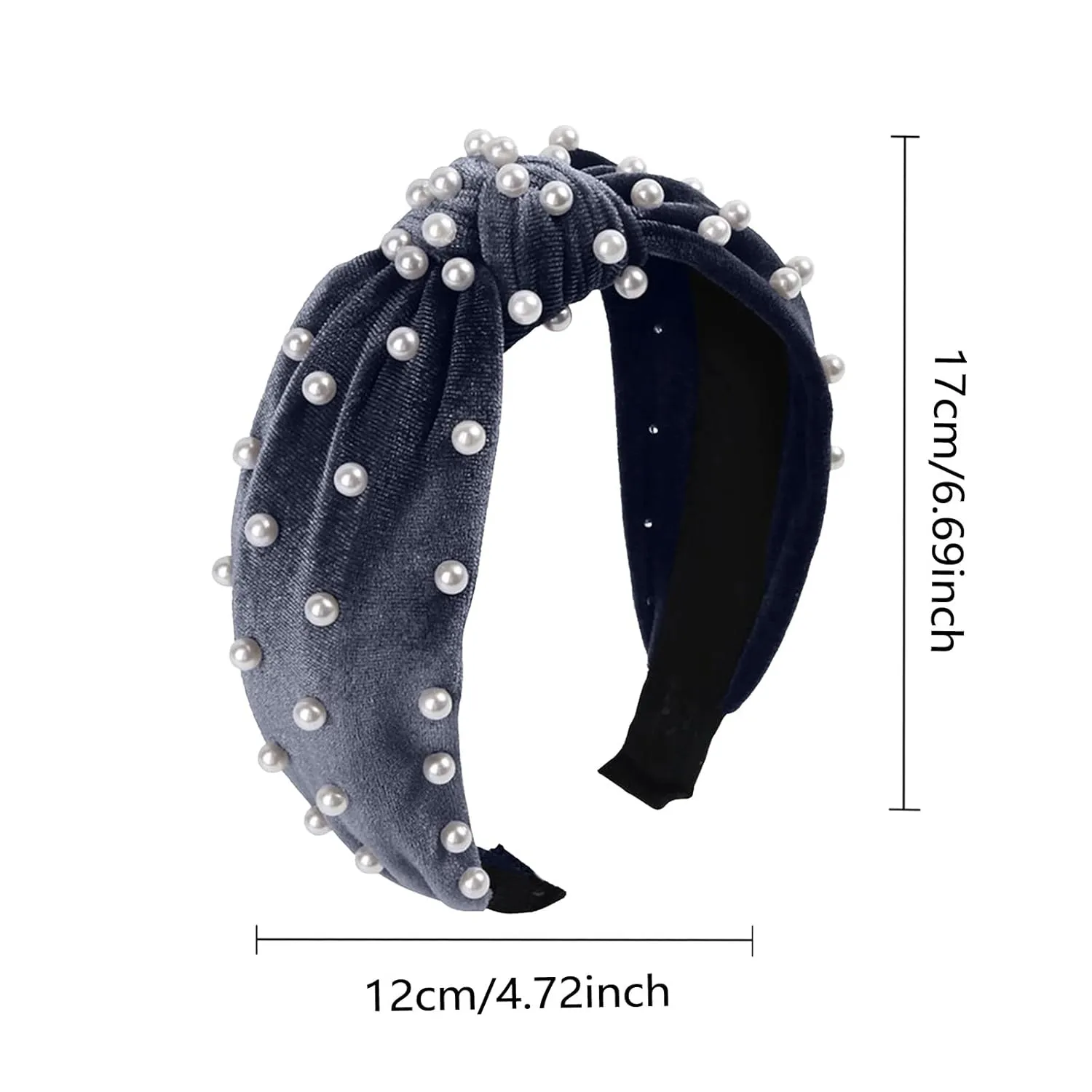 Turban Headbands for Women Vintage Flower Printed Headband Crystal Elastic hairbands Wedding Hair Accessories